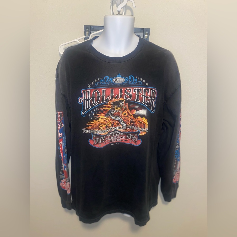 VINTAGE Hollister 60th Motorcycle Rally Long Sleeve